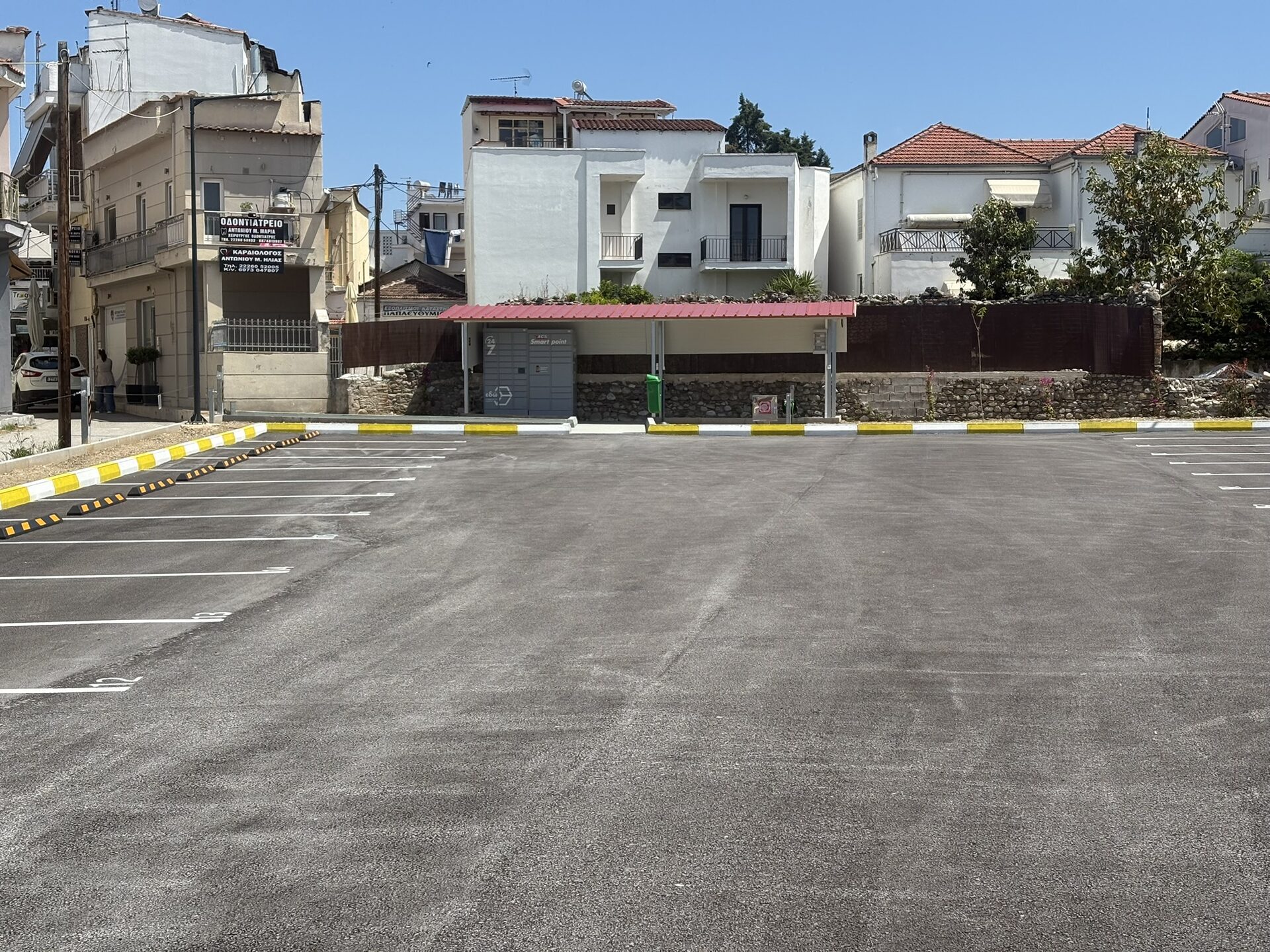 Τελική όψη του χώρου στάθμευσης